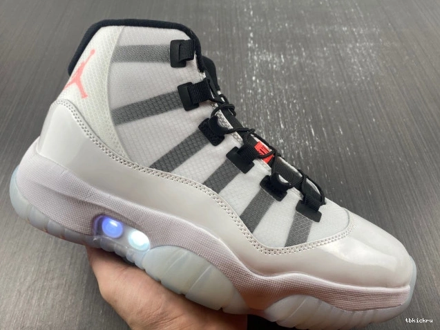 Rep TBkick (CN DD3522-100 Plug) Jordan Air 11 White Adapt 0717